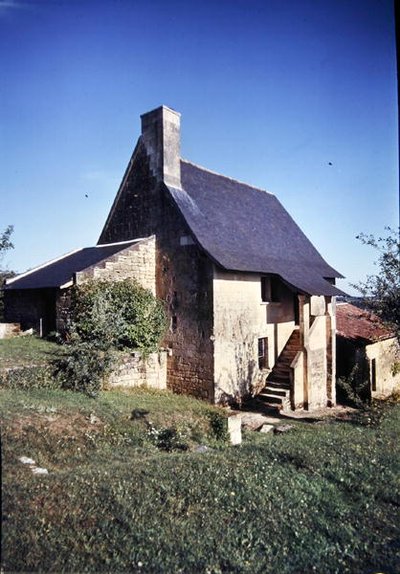 Vue de la maison présumée être le lieu de naissance de François Rabelais (vers 1494-1553) - French School